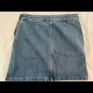Wilfred free denim mini skirt